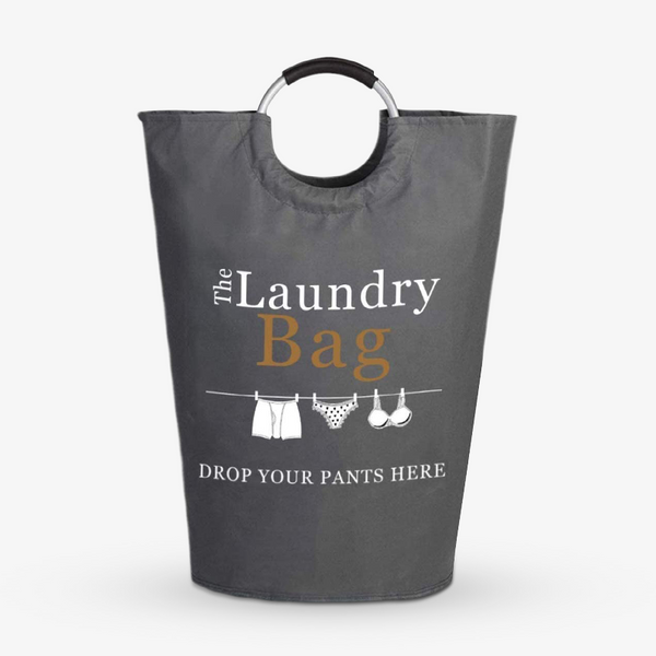 Drop Your Pants Here Collapsible Laundry Basket