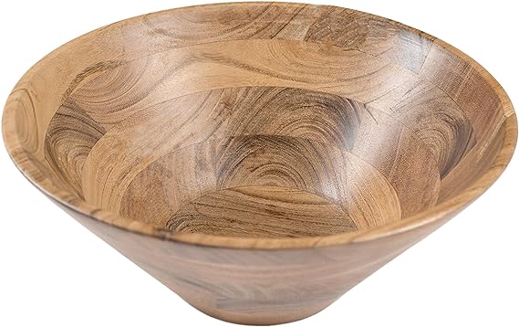 Bowl Plain Acacia -10"x4"