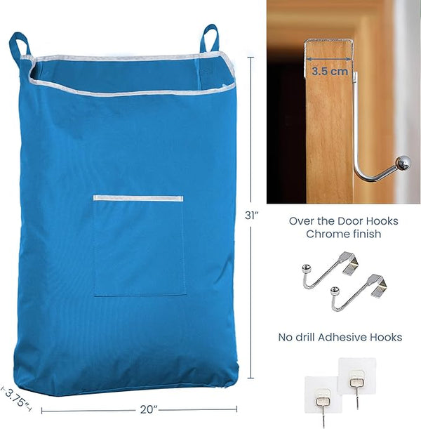 Door Hanging Bag - Light Blue - XL