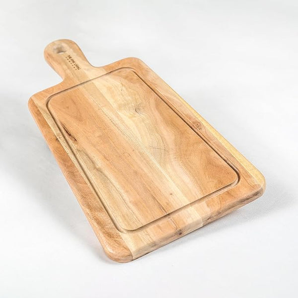 Neem Chopping Board-Long Handle 20X10"