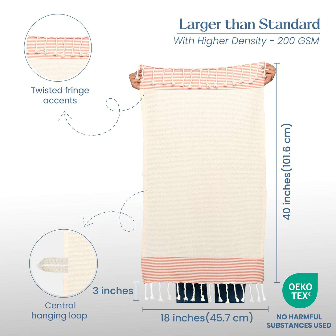 Fine Living Cotton Waffle Kitchen Towels