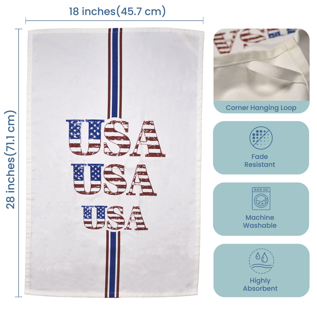 Fine Living USA 4th July Dishcloth Tea Towels