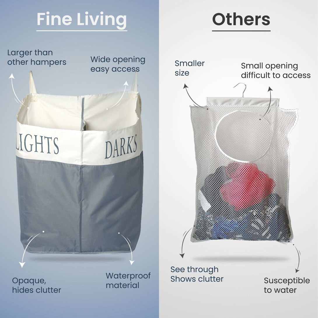 Door Hanging Bag - Twin Sorter- XL - Fine Living Co